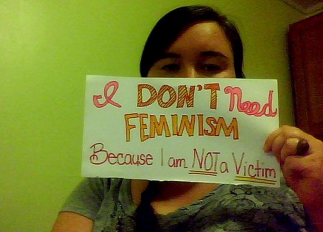 Nincs szükségem feminizmusra, mert nem vagyok áldozat.